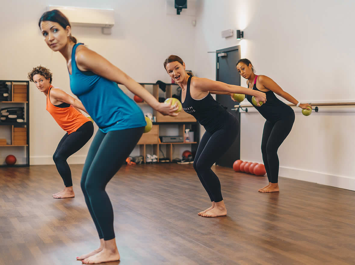 Pilates barre conditioning classes
