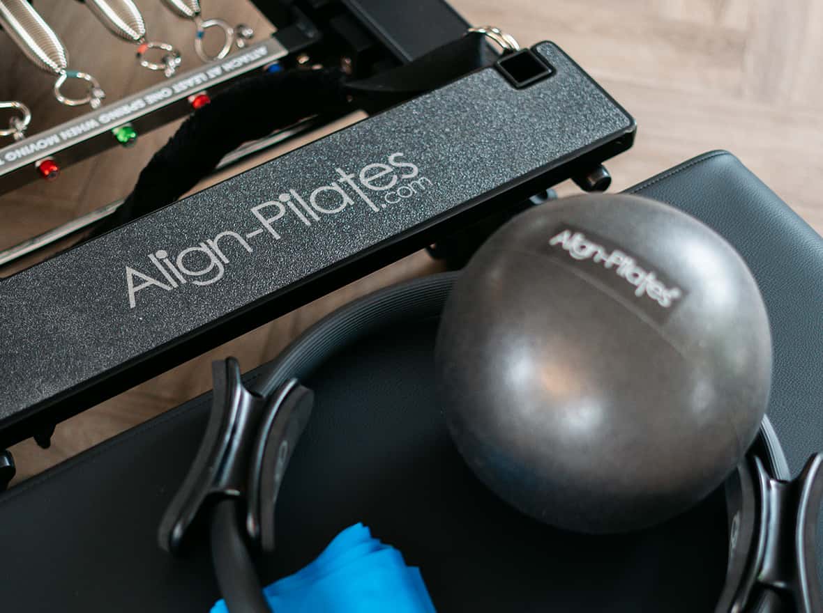 Reformer pilates workout equipment